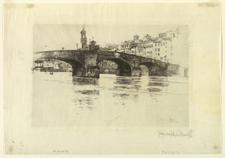 Print, Ponte San Trinita, Florence