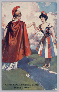 Greeting Card, Franco-British Exhibition, London
