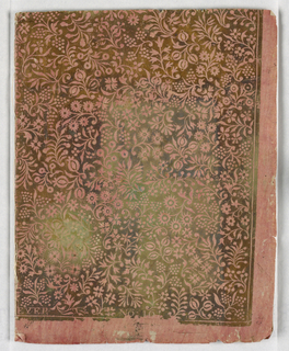 Bookpap, Copy Book: Manuscript Bound in Gilt Paper