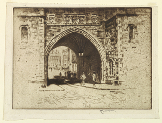 Print, Saint John's Gate, Clerkenwell