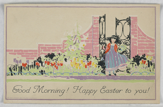 Greeting Card, Greeting card: Good morning! Happy Easter to you!