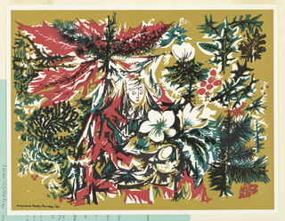 Print, Christmas Card, 1956