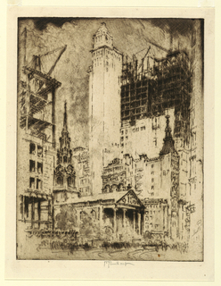 Print, St. Paul's, New York