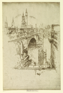 Print, London Bridge Stairs