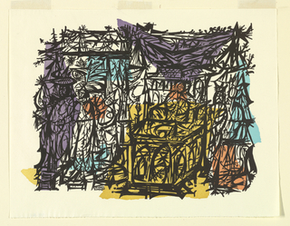 Print, Adoration of the Magi, Christmas Card