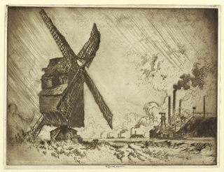 Print, Old and New Mills, Valenciennes