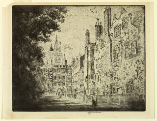 Print, Fig Tree House, Lincoln's Inn