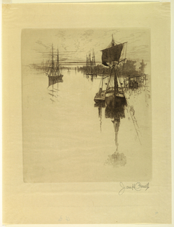 Print, Below Chestnut Street Bridge