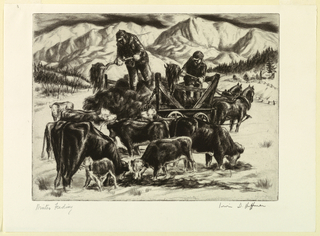 Print, Winter Feeding