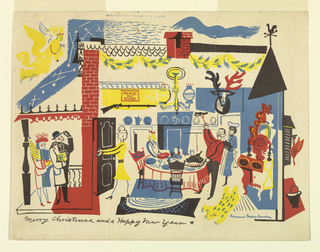 Print, Christmas Card, 1946