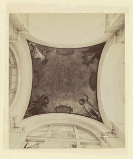 Photograph, Mural Decoration, Dome of the Manufactures and Liberal Arts Building, World's Columbian Exposition, Chicago