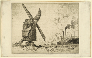 Print, Old and New Mills, Valenciennes