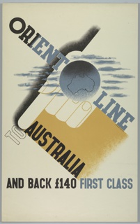Poster, Orient Line to Australia