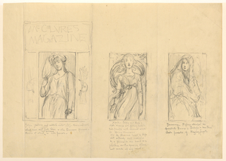 Drawing, Design for Magazine Cover