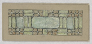 Drawing, Design for stained glass