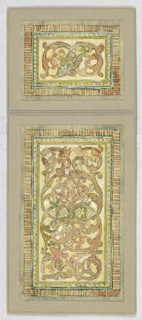 Drawing, Design for stained glass