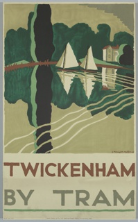 Poster, Twickenham by Tram