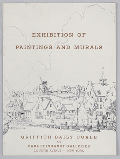 Book, Catalogue for Exhibition of Coale's Paintings and Murals