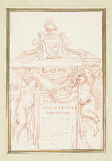 Drawing, Tomb of Ferdinand van den Eynde in S. Maria dell'Anima, Rome