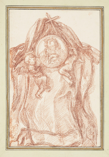 Drawing, Memorial to Sister Maria Raggi in S. Maria sopra Minerva
