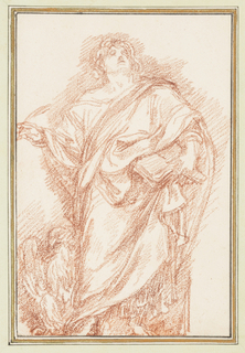 Drawing, St. John from St. John Lateran's Basilica