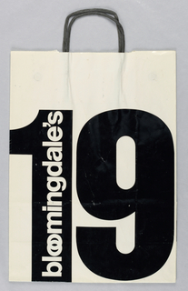 Shopping Bag, Bloomindale's: New Years 1980