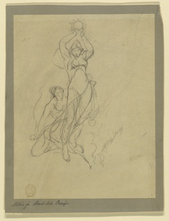 Drawing, Motif for Bank Note Design