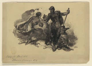 Drawing, Design for Bank Note