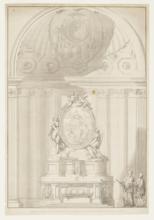 Drawing, Alternative Design for the High Altar, Santa Maria del Priorato, Rome, Italy