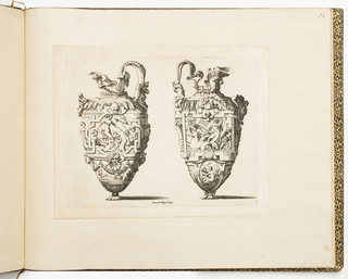Print, Designs for Ewers, from Dessins d'orfèvrerie (Designs for Metalwork)
