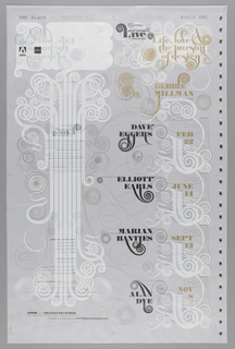 Poster, Design Matters Live: Life, Love and the Pursuit of Design (AIGA San Francisco)