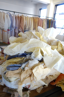 Fallout Or Cutting Waste From First-generation Garments