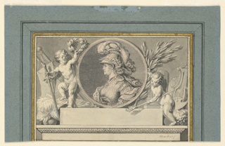 Drawing, Design for a Frontispiece