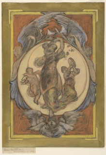 Drawing, Study for "The Crescent Moon"