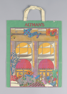 Shopping Bag, B. Altman & Co.: Christmas Shoppers