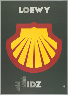 Poster, Loewy Shell, IDZ, 1990