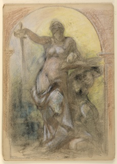 Drawing, Design for a Wall Decoration