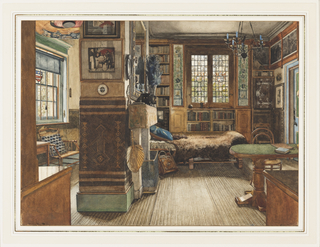 Drawing, Sir Lawrence Alma-Tadema's Study, Townshend House, London