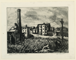Print, Italian Seciton, Beverly Mass.