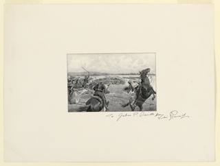 Print, Scene from the Mexican War