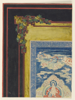 Drawing, Section of wall