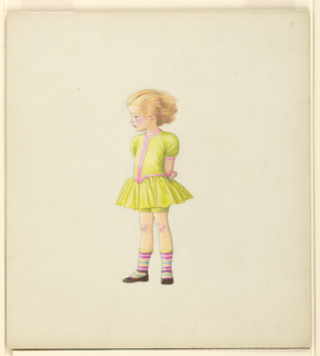 Drawing, Design for Knitted Stockings