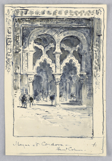 Drawing, Mosque at Córdoba