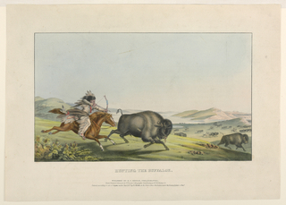 Print, Hunting the Buffalo