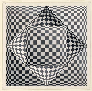 Drawing, Exercise in Optical Illusion