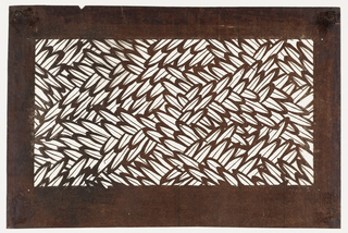 Katagami, Kata-gami: Bamboo Leaves