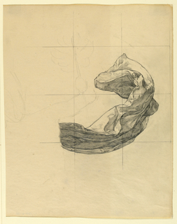Drawing, Study for "Commerce," "Passing Commerce Pays Tribute to the Port of Cleveland," United States Custom House, Cleveland, OH
