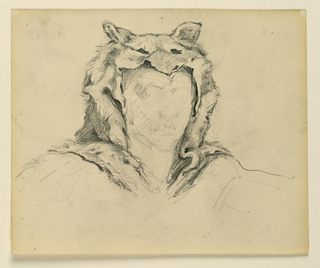 Drawing, Study for "Hunting," "The Progress of Civilization: Hunting, Herding, Agriculture" State Capitol, Des Moines, IA