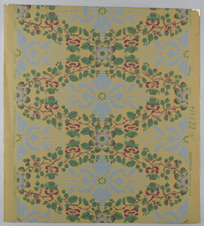 Sidewall, Diagonal Floral