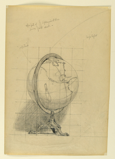Drawing, Study for "Mathematics," "The Sciences," Library of Congress, Washington D.C.